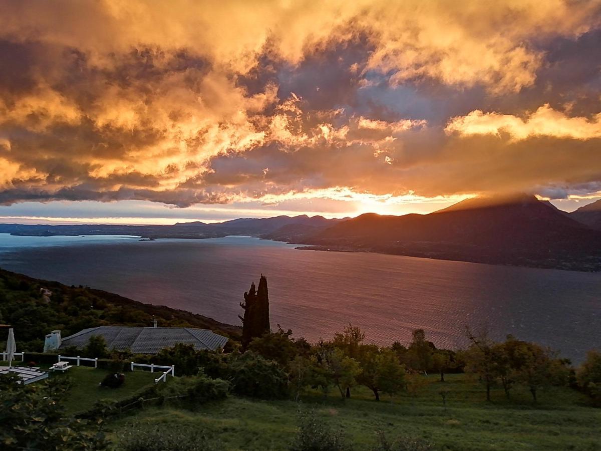 B&B Da Paolo Con Vista Lago Di Garda San Zeno di Montagna Exterior foto