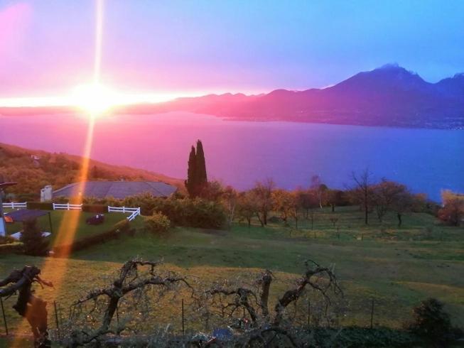 B&B Da Paolo Con Vista Lago Di Garda San Zeno di Montagna Exterior foto